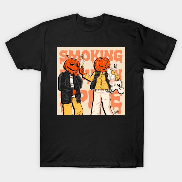 Smokin’ Pumpkin Spice T-Shirt by Sloane Miller Creates